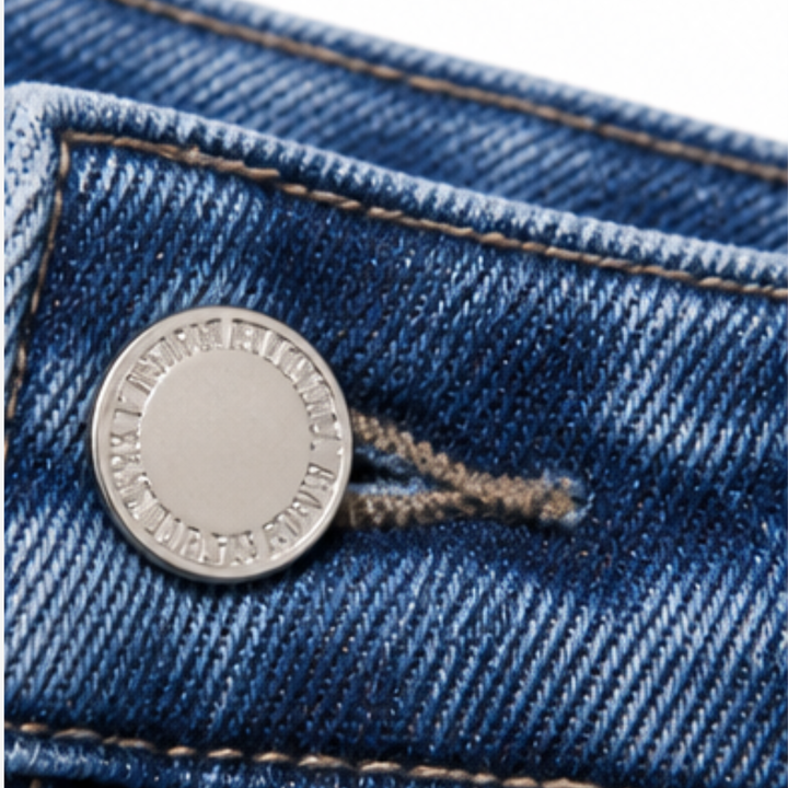 Denvie™ High-Waisted Crossover Straight-Leg Jeans