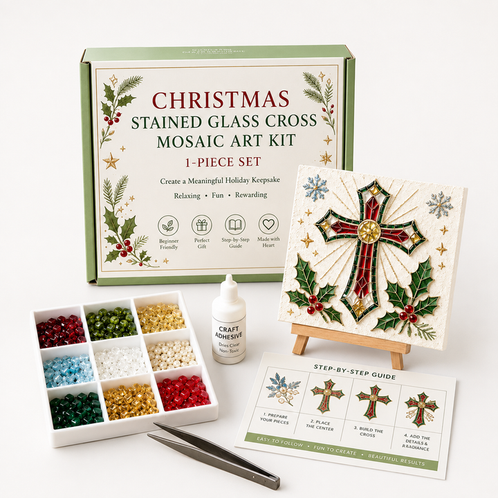 Silent Night Mosaic – Nativity Easel Mosaic Craft Kit