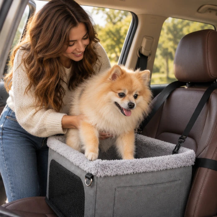 Pawstead – Plush-Lined Dog Car Booster Seat