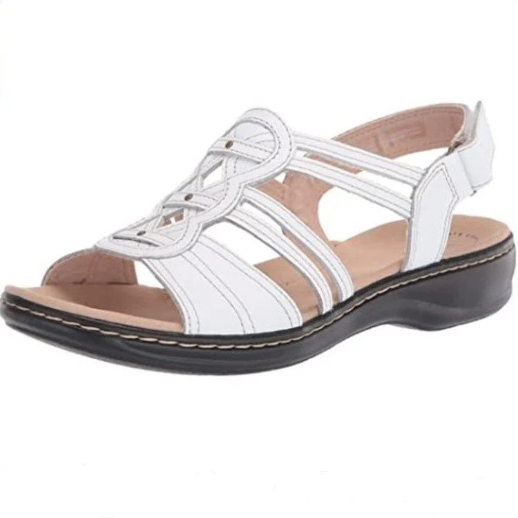Solvana™ – Woven Leather Arch Support Sandals
