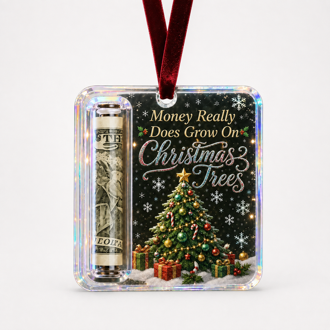 Giftwell – Clear Cash Reveal Christmas Ornament