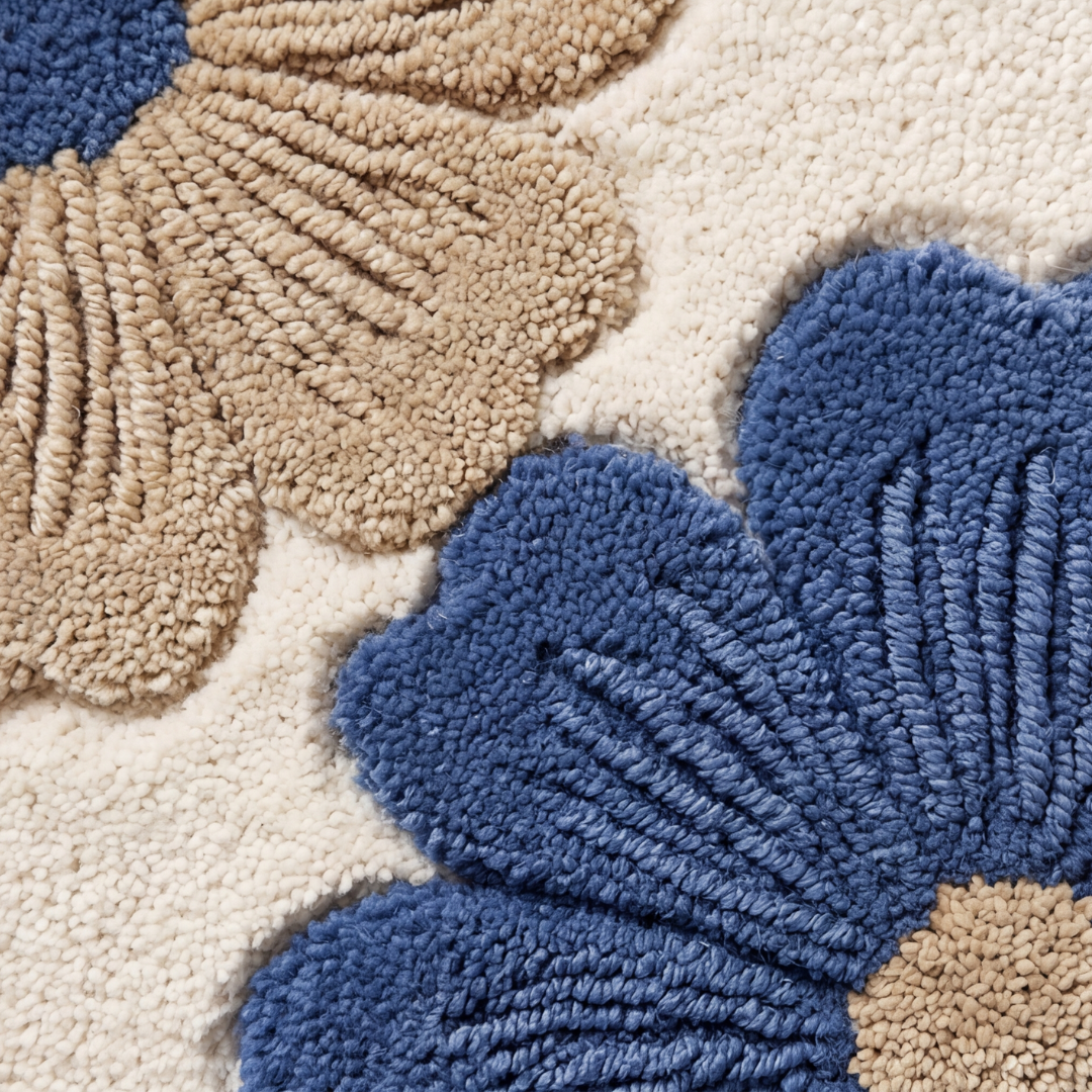 Bloomora™ — Sculpted Floral Accent Rug