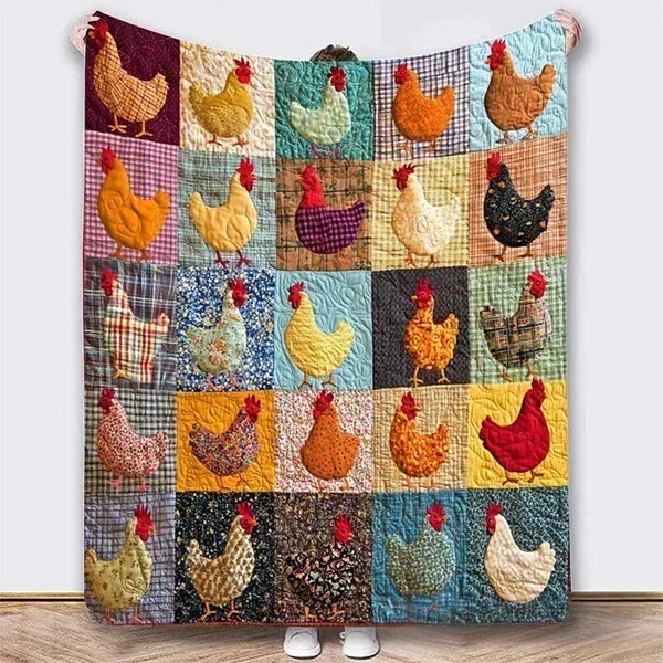 Purrfecto – Nine-Panel Sleeping Cats Reversible Flannel Throw