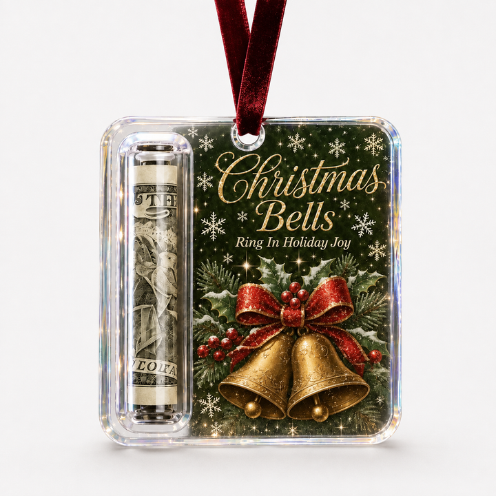 Giftwell – Clear Cash Reveal Christmas Ornament