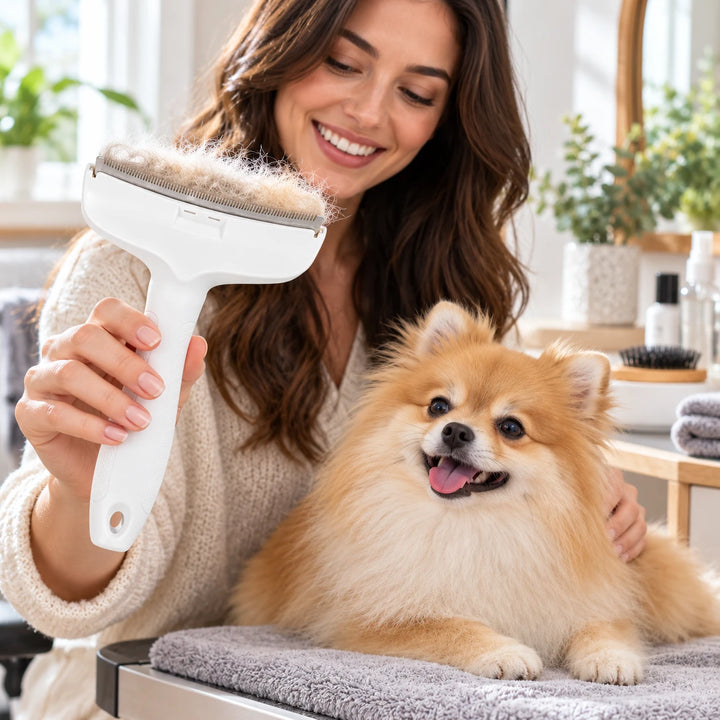 Shedwell – Metal-Tooth Cat Deshedding Brush