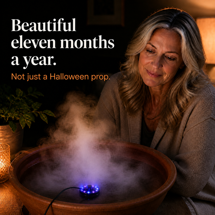 Mistlume – 12-LED Color-Changing Ultrasonic Mist Maker