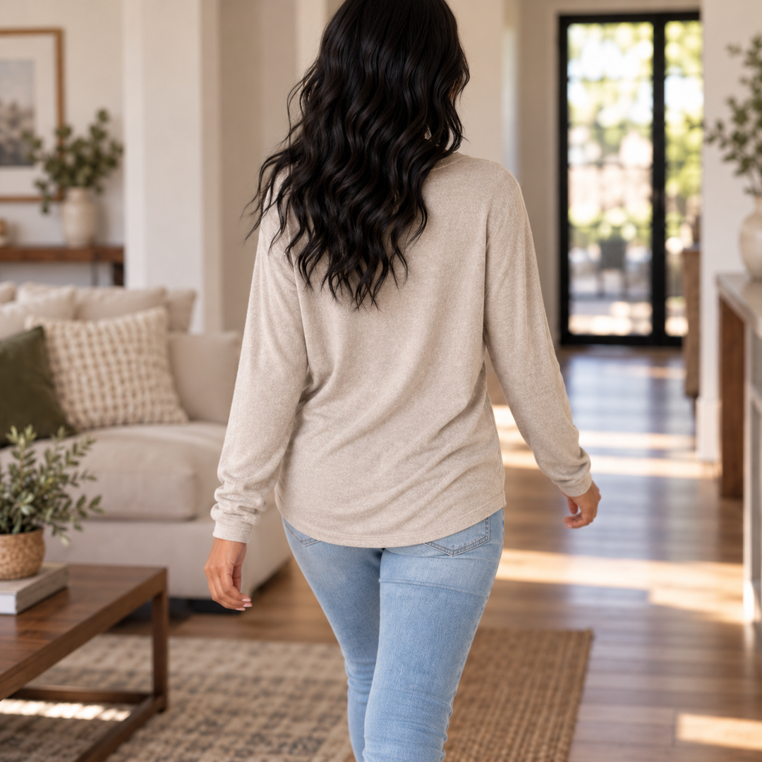 Ruchelle – Side-Ruched Batwing Knit Sweater