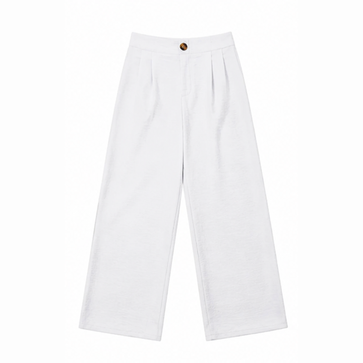 Lunavia™ – High-Waist Wide-Leg Drape Trousers