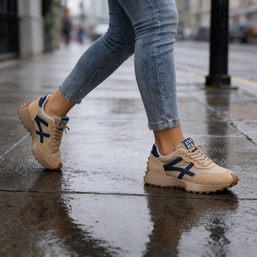 Solenne – Non-Slip Platform Sneakers That Flex With Every Step