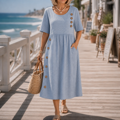 Stripevoy – The Midi Dress That Moves With You, Not Against You