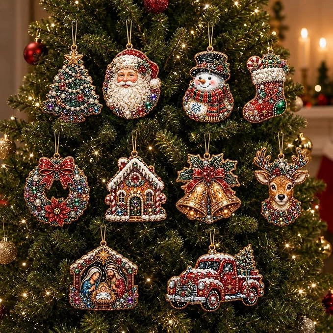 TwinkleTidings – Rhinestone Christmas Ornament Craft Kit