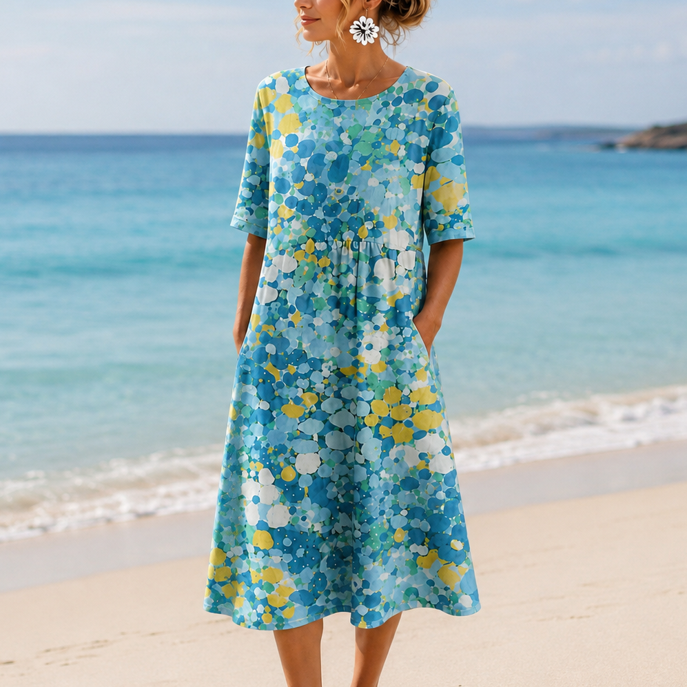 Wearbella – Midi Dress That Covers Arms, Never Overheats