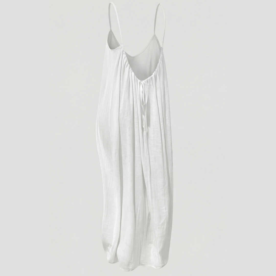 Soleia Flowy Open Back Summer Maxi Dress Lark & Clover Soleia Flowy Open Back Summer Maxi Dress Lark & Clover