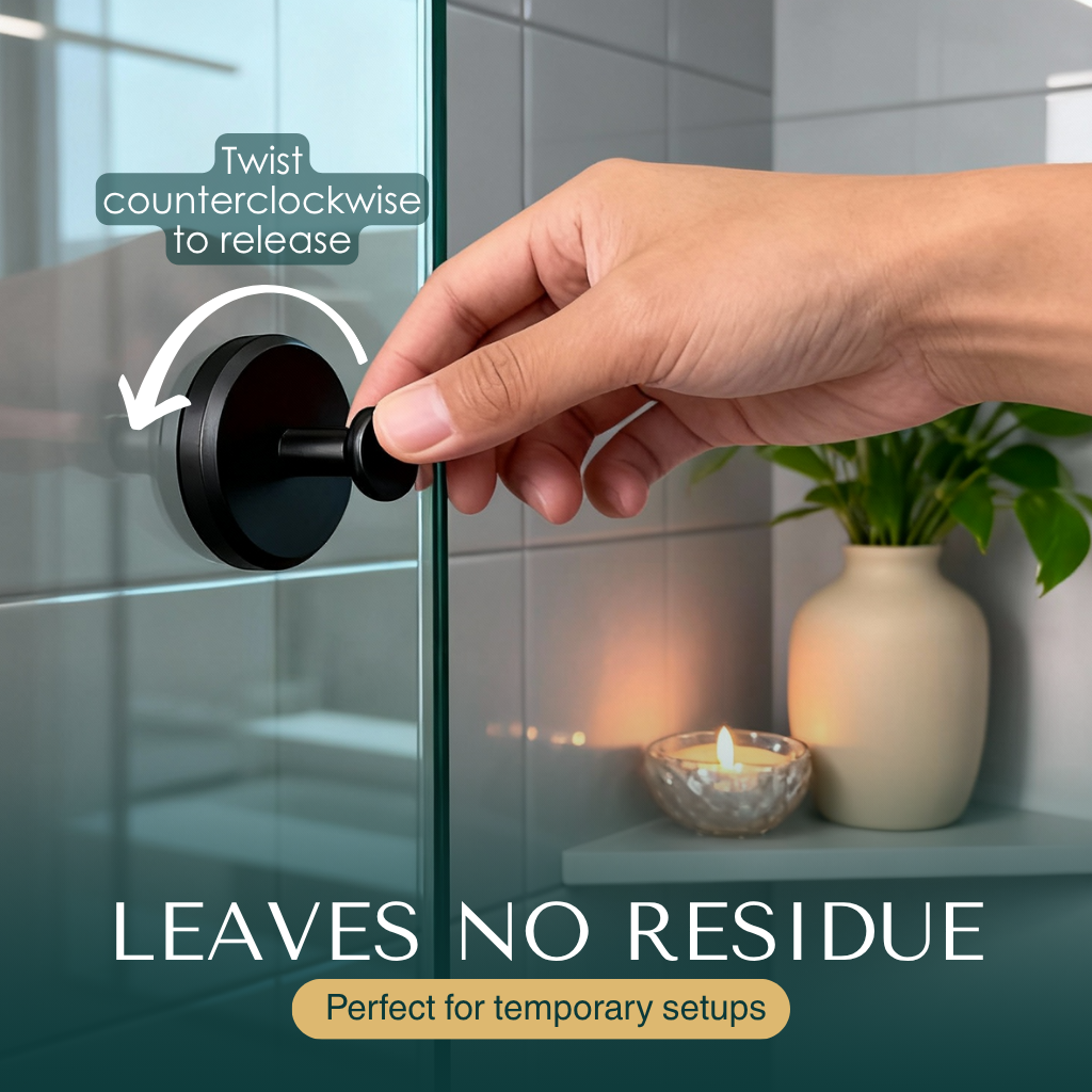 Overa™ - 2 Luxurious Twist-Lock Suction Hooks (50% Off)