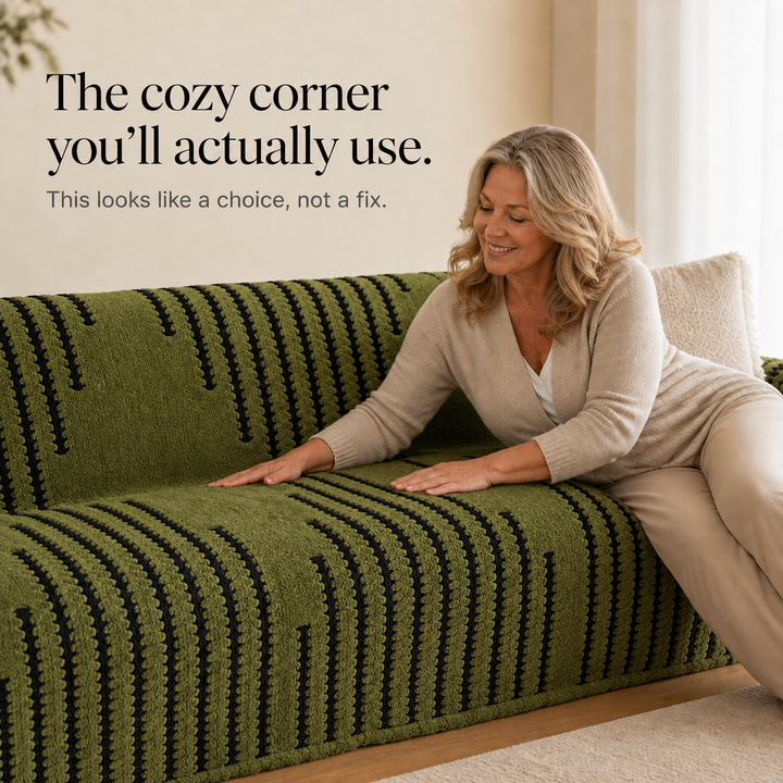 Snugstay – Plush Non-Slip Stretch Sofa Cover