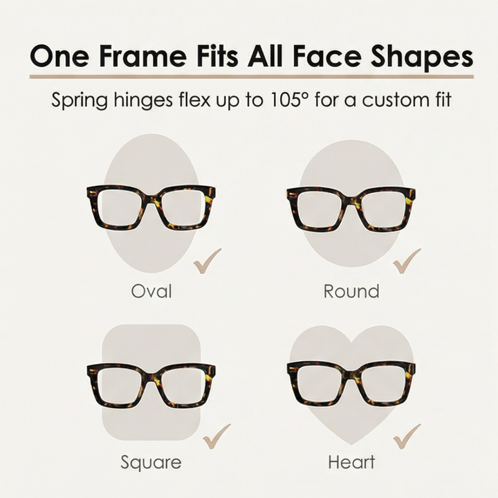Clarelle™ – Oversized Tortoiseshell Reading Glasses