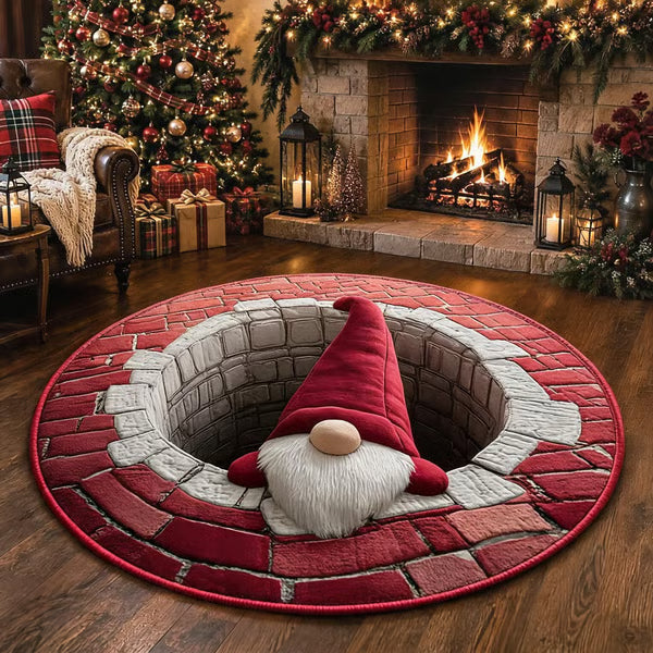 Merry Mirage – 3D Swirl Quilted Christmas Rug