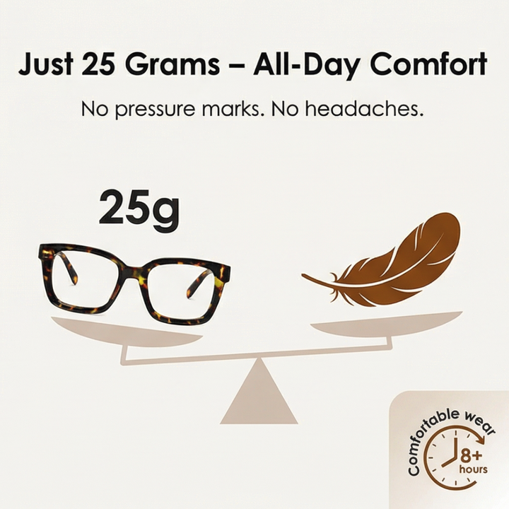 Clarelle™ – Oversized Tortoiseshell Reading Glasses