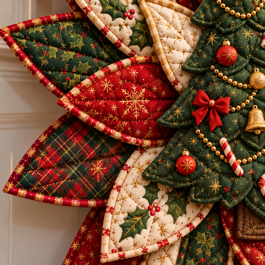 Holly & Stitch – Quilted Christmas Door Hanger Sewing Kit