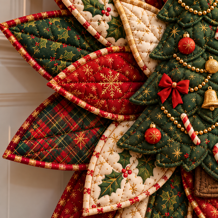 Holly & Stitch – Quilted Christmas Door Hanger Sewing Kit