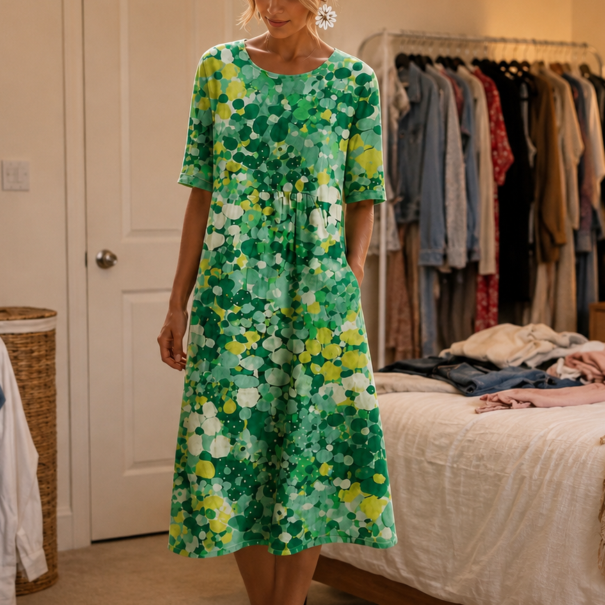 Wearbella – Midi Dress That Covers Arms, Never Overheats