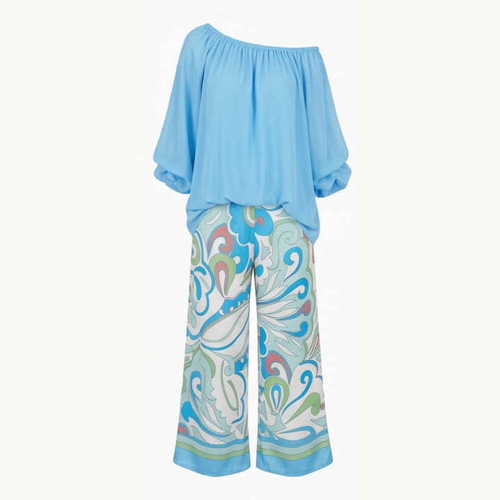 Luvella™ – Flowy Resort-Wear Two-Piece Set