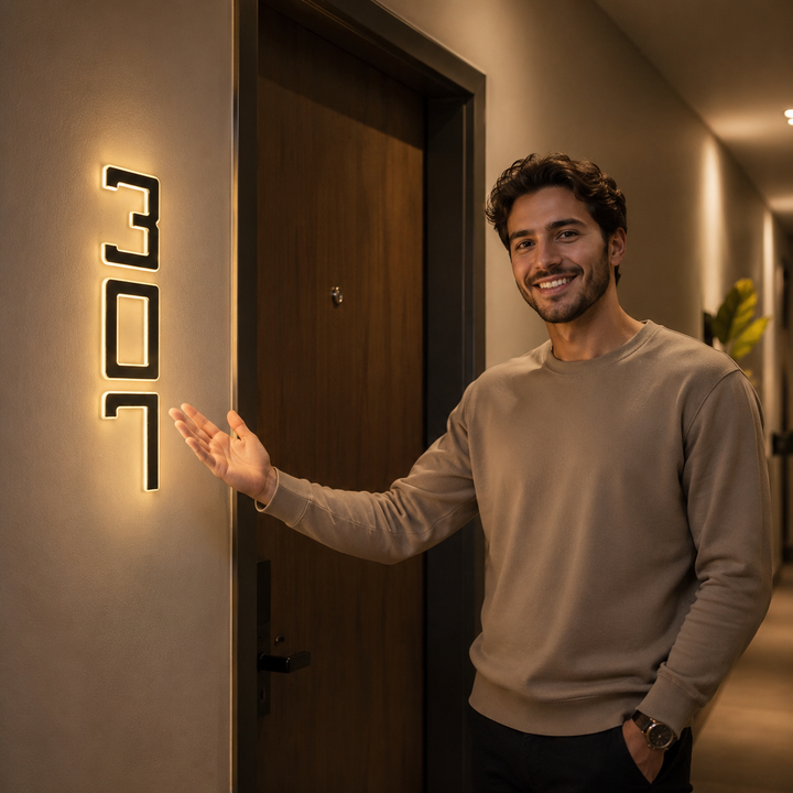 Numera – Solar Illuminated House Number