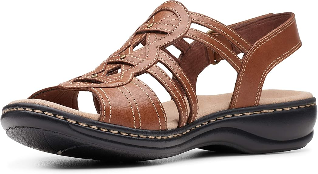 Solvana™ – Woven Leather Arch Support Sandals