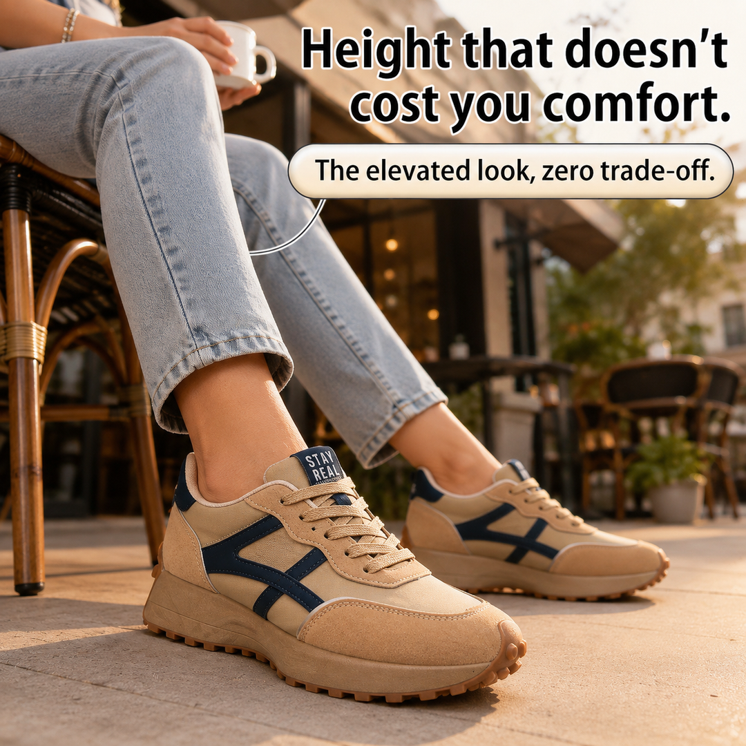 Solenne – Non-Slip Platform Sneakers That Flex With Every Step