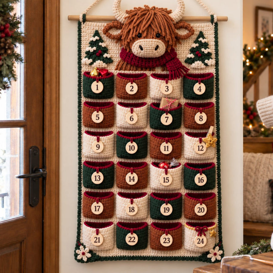 MerryStitch – Numbered Pocket Santa Crochet Advent Calendar