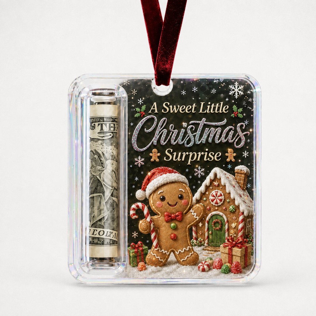 Giftwell – Clear Cash Reveal Christmas Ornament