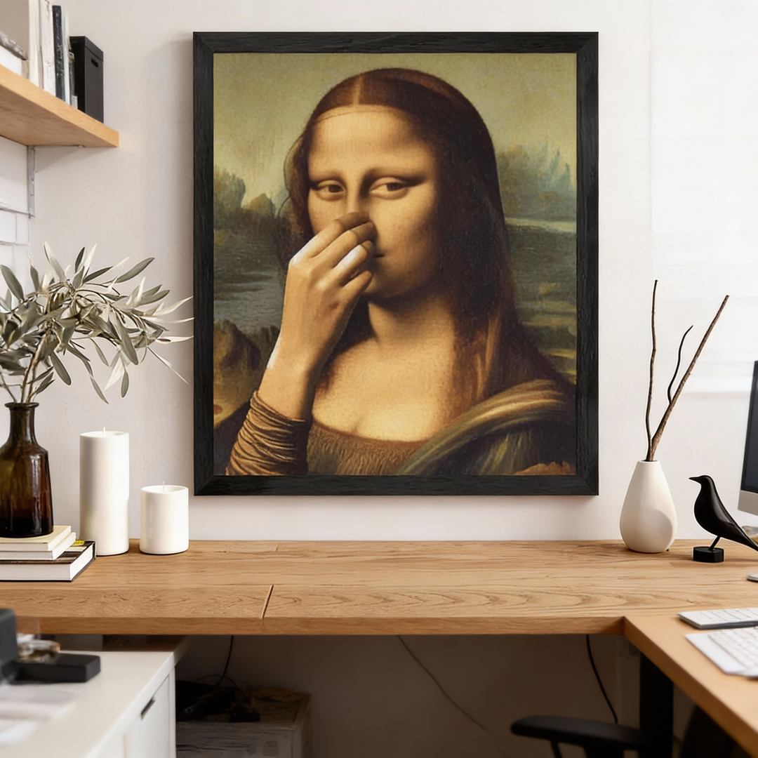 Stinkona™ – Mona Lisa Toilet Humor Print