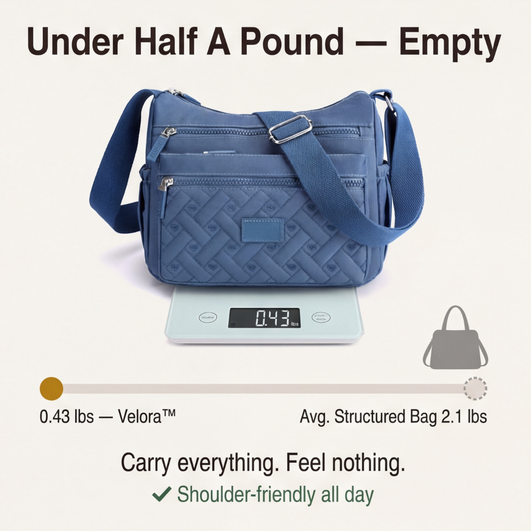 Velora™ – Lightweight Quilted Crossbody Bag