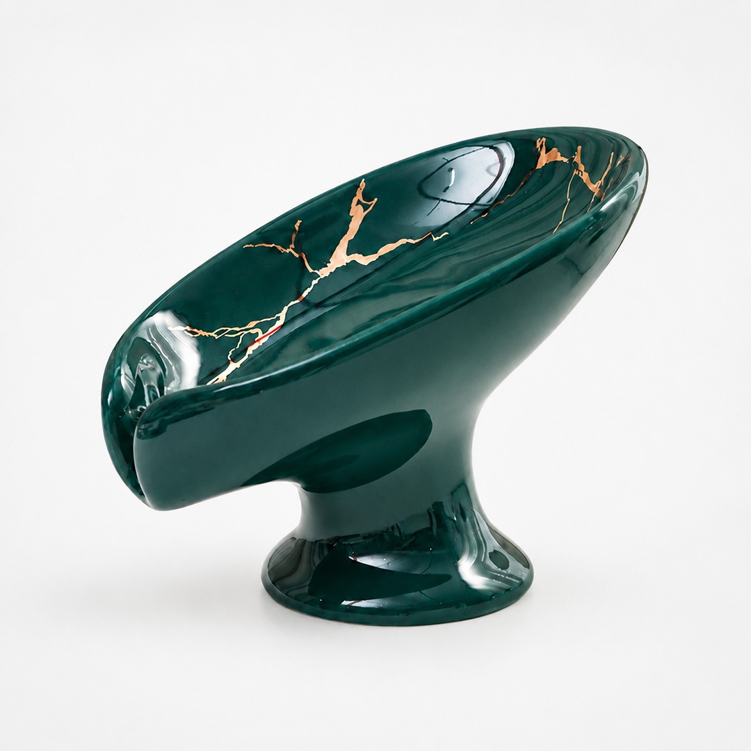 Leaflet – Self-Draining Ceramic Leaf Soap Dish