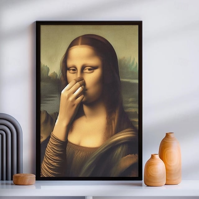 Stinkona™ – Mona Lisa Toilet Humor Print
