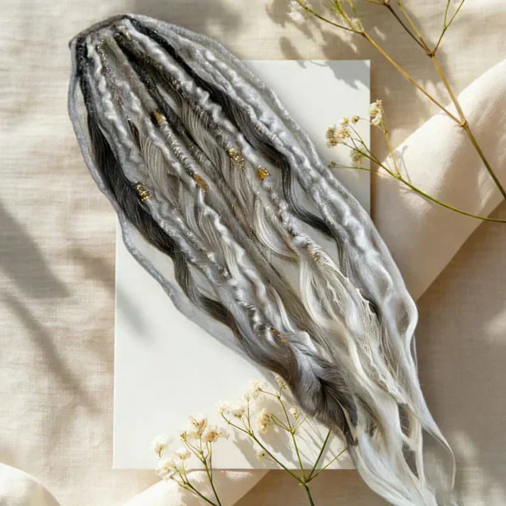 Bohëmia – Hand Adorned Boho Dreadlock Ponytail