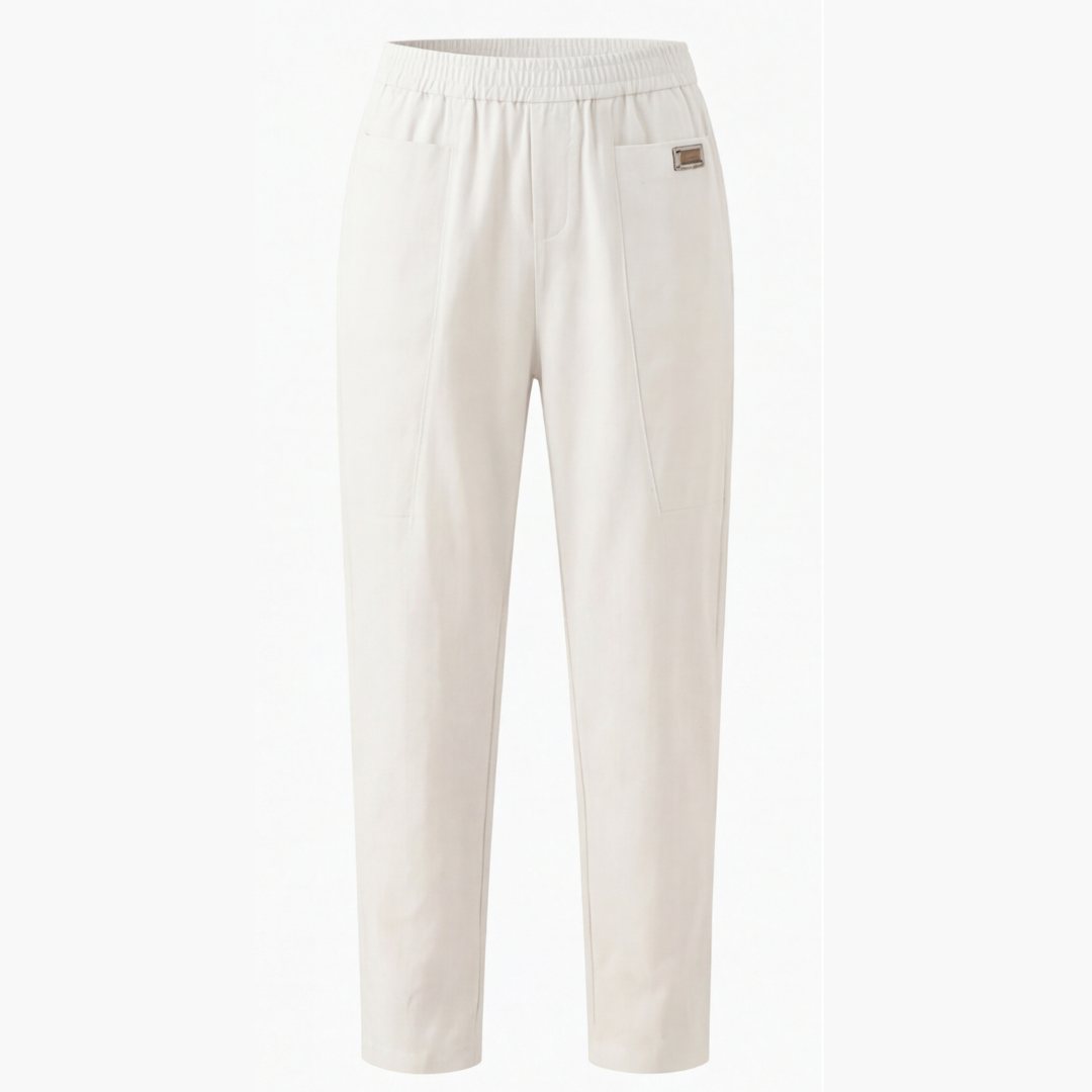 Linara™ – Cotton Linen Tapered Pants