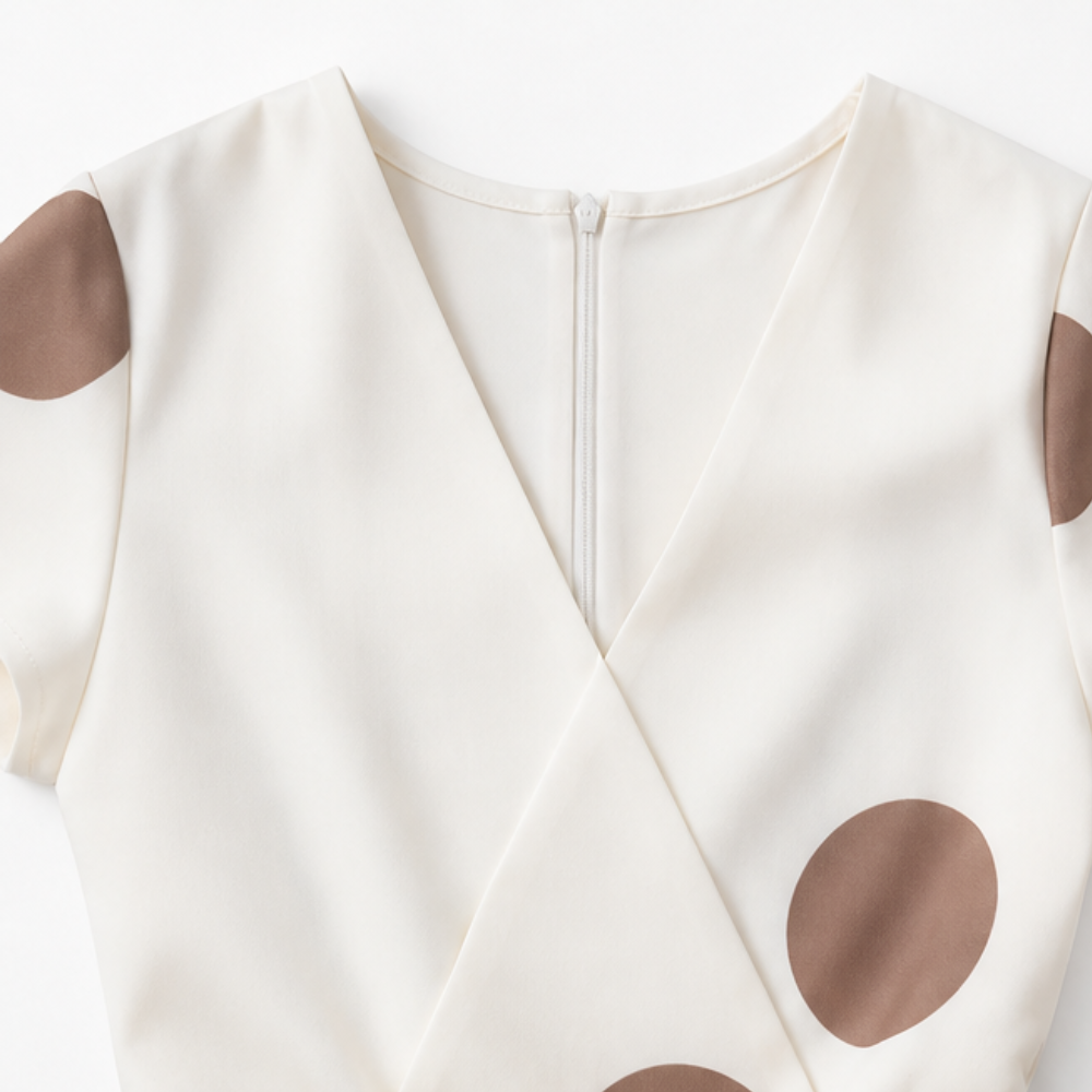 Marlowe™ – Belted Polka Dot Midi Dress