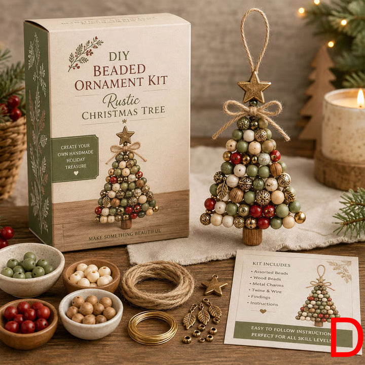 Winterbead – Layered Pearl And Crystal Snowflake Ornament Kit