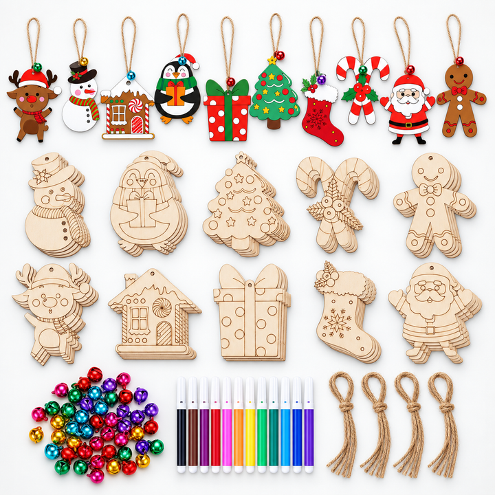 Twigletta – Paint-Your-Own Wooden Ornament Kit