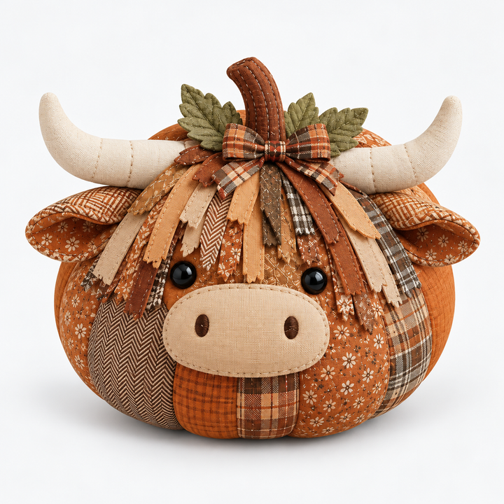 Cozykin – Patchwork Animal Pumpkin Sewing Kit