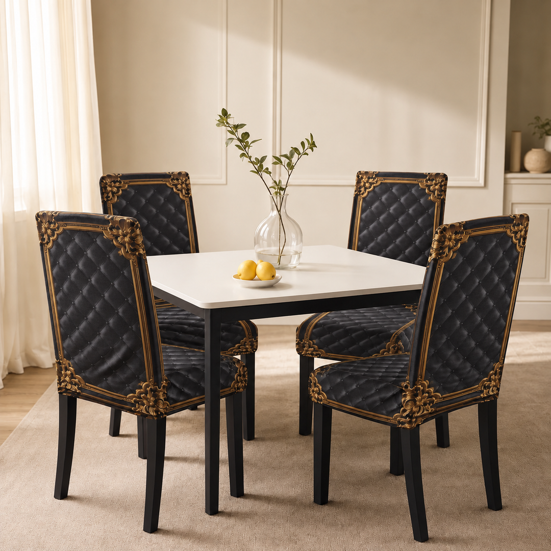 Chairistocrat – Baroque Print Stretch Dining Chair Cover