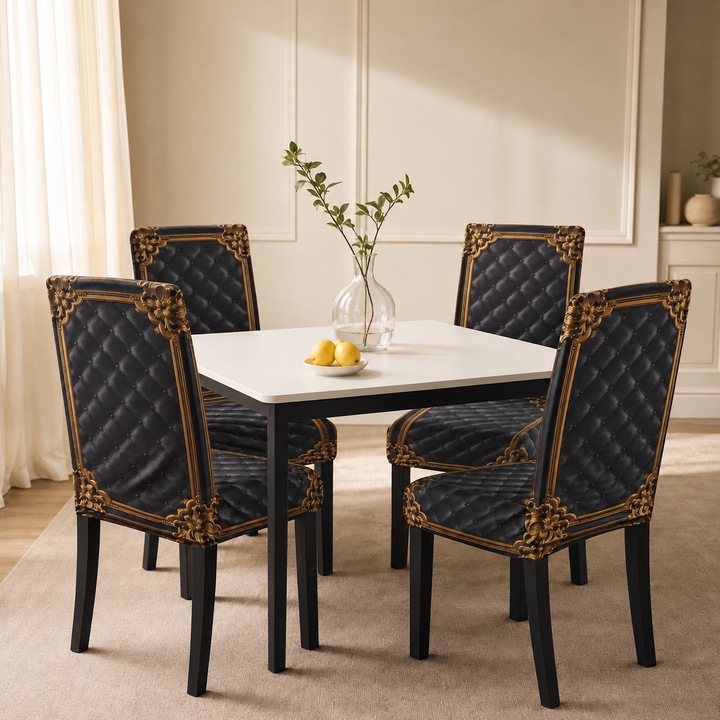 Chairistocrat – Baroque Print Stretch Dining Chair Cover