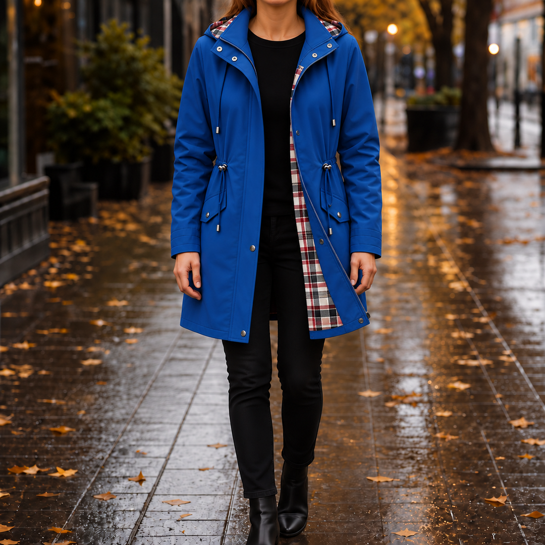 Rainella – Adjustable Waist Hooded Waterproof Jacket
