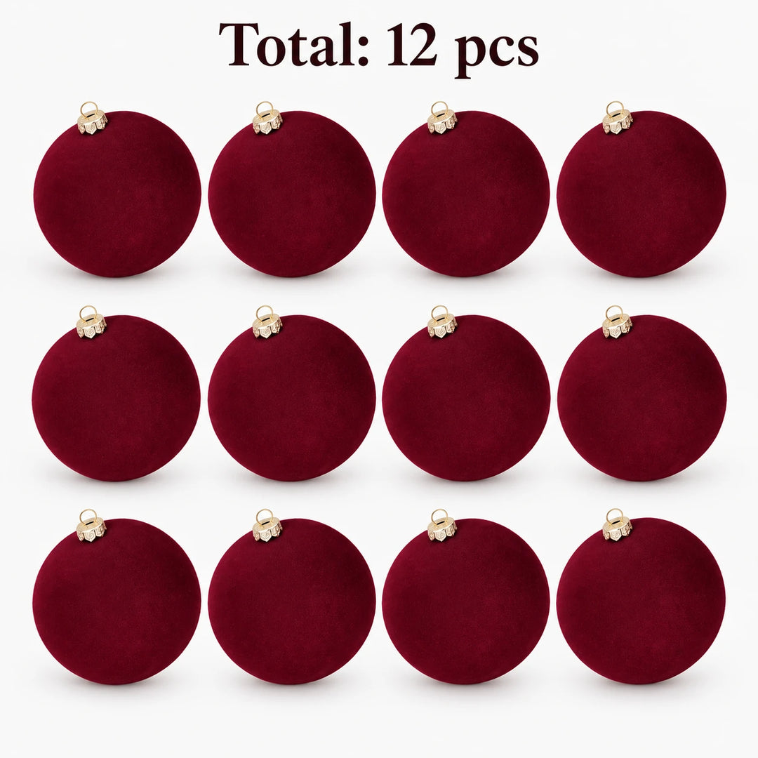Veloura – Velvet Christmas Tree Ornaments