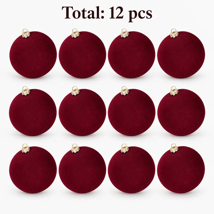 Veloura – Velvet Christmas Tree Ornaments