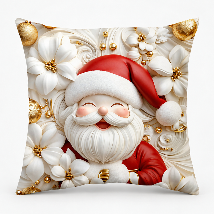 Hearthglow – Textured Linen Christmas Pillow Cover