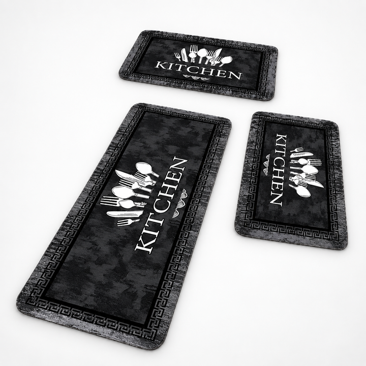 Dryhaven – Absorbent Printed Kitchen Mat Set