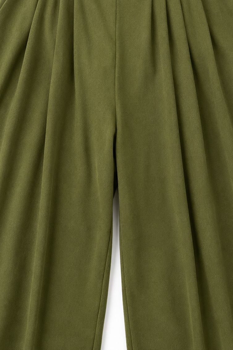 Wearbella – Ribbed Knit Draped Top. And Pants Set
