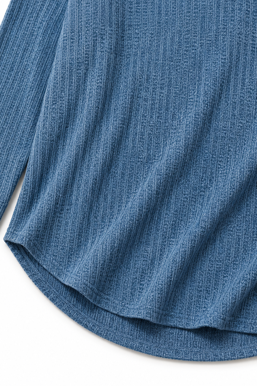 Overhang – Exposed-Seam Oversized Crew Neck Sweater